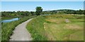 NS3976 : Footpath beside the River Leven by Lairich Rig