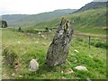 NN8332 : Standing stone in Glen Almond by M J Richardson