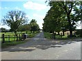 SP3348 : Entrance drive to Moorlands by David P Howard