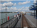 TQ8883 : Railway on Southend-on-Sea Pier by Oast House Archive