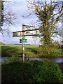 TM3982 : Cox Common Roadsign by Geographer