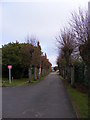 TM3055 : Entrance avenue at Deben Court by Geographer