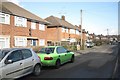 SP1760 : Grange Road, Bearley, with green car by Robin Stott