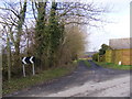 TM3468 : Footpath to the A1120 Badingham Road by Geographer