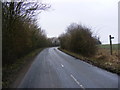 TM3763 : B1119 Rendham Road by Geographer