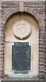 TF0920 : BUC almshouses, West street - dedication niche by Bob Harvey