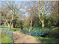 TQ8110 : Footbridge at Alexandra Park by Oast House Archive