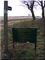 TM3758 : Footpath & Gemham Hall Estate sign by Geographer