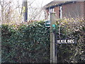 TM3959 : Guilding's Lane Bridleway sign by Geographer