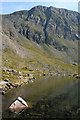 SH7013 : Llyn y Gadair and Cadair Idris by Hugh Chevallier