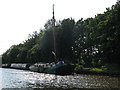 TQ1079 : Sailing barge on the Grand Union by Stephen Craven