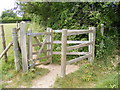 TM3055 : Kissing Gate on the footpath to Church Terrace by Geographer