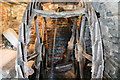 SO3659 : Staunton Mill - waterwheel by Chris Allen