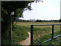 TM2446 : Footpath onto Martlesham Heath by Geographer