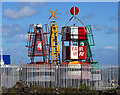 J3476 : Buoys, Belfast by Rossographer