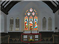 SH7683 : St Tudno's Church; Altar and East Window by David Dixon