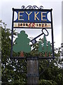 TM3152 : Eyke Village Sign by Geographer