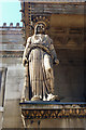 TQ2982 : Caryatid, St Pancras Church by Jim Osley