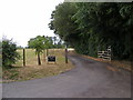 TM2442 : Footpath to Church Lane & entrance to Brightwell House by Geographer