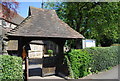 TQ3565 : Lych gate, Church of St John, Shirley by N Chadwick