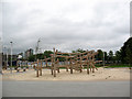 TQ3677 : Fordham Park: play equipment by Stephen Craven