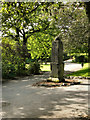 SJ9598 : Stamford Park, The Old Market Cross by David Dixon