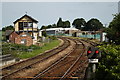 TG3018 : Looking north from Hoveton and Wroxham station by Glen Denny