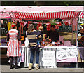 TQ2887 : Highgate Festival 2011: a cake stall by Jim Osley