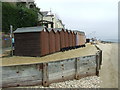 SZ5881 : Beach huts, Shanklin by Malc McDonald