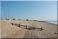 TQ6502 : Beach near Pevensey Bay Sailing club2 by Julian P Guffogg