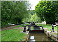 SJ9152 : Railway Lock at Stockton Brook, Staffordshire by Roger  D Kidd