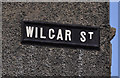 J3774 : Wilgar Street sign, Belfast by Albert Bridge