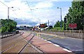 SO9397 : Midland Metro tramway entering Bilston Road, Wolverhampton by P L Chadwick