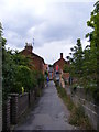 TM3877 : Swan Lane footpath to London Road by Geographer