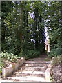 TM1640 : Footpath to the barn at Wherstead Hall Farm by Geographer