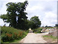 TM1640 : Footpath & entrance to Wherstead Park by Geographer