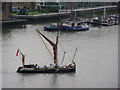 TQ3380 : Thames Sailing Barge, London SE1 by Christine Matthews