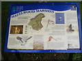 TM4358 : Information Board at Hazelwood Marshes by Geographer