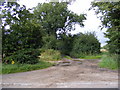 TM4259 : Field entrance opposite Rushmere Lodge Farm by Geographer