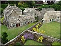 SP1620 : Bourton back gardens [in miniature] by Christine Johnstone