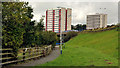 D4002 : Riverside path, Larne by Albert Bridge