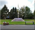 SJ9295 : Victoria Park Flagpole by Gerald England