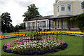 SU8486 : Flowerbed, Higginson Park, Marlow, Buckinghamshire by Christine Matthews