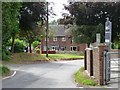 SO5677 : Houses at the entrance to Orchard Lea by Christine Johnstone