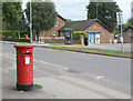 SK6149 : Calverton Post Office postbox (ref. NG14 350) by Alan Murray-Rust