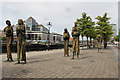 O1634 : Famine Memorial, Custom House Quay, Dublin, Ireland by Christine Matthews