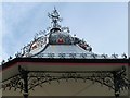 SO1408 : Roof detail of the bandstand, Bedwellty Park by Robin Drayton