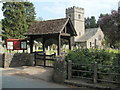 SO3116 : Lych gate, St Teilo's church, Llantilio Pertholey by Jaggery