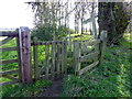 NU2416 : Kissing gate near Longhoughton by Maigheach-gheal