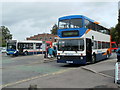 SO3013 : Stagecoach double decker at Abergavenny Bus Station by Jaggery